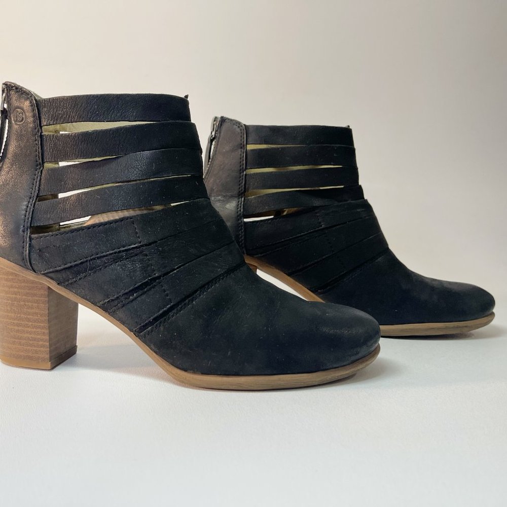 Josef Seibel "Bonnie" Leather Booties - US Size 8, 8.5 EU 39
